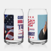 Trump 2024 - Boorboor Blikvorm Glas (Rechts)