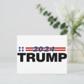 Trump 2024 briefkaart (Staand voorkant)