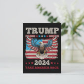 Trump 2024 briefkaart (Staand voorkant)