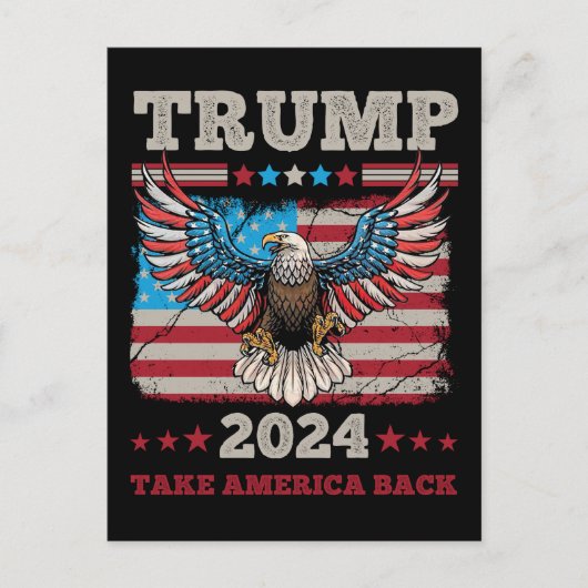 Trump 2024 briefkaart (Voorkant)