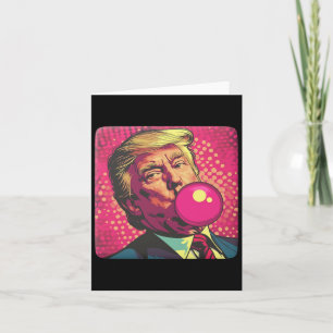 Trump 2024 Bubble Gum Pop Kaart