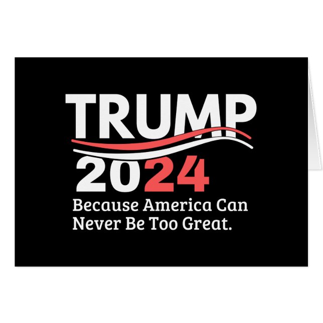 trump 2024 bumper (Voorkant Horizontaal)