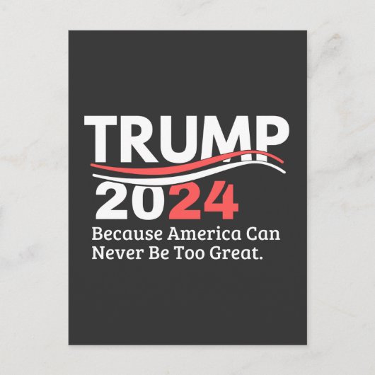 trump 2024 bumper briefkaart (Voorkant)