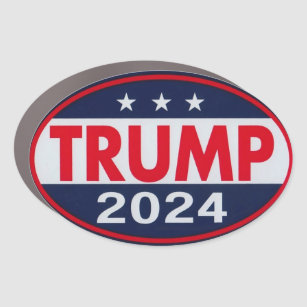 Trump 2024 Bumper Magnet Oval