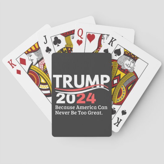 trump 2024 bumper pokerkaarten (Achterkant)