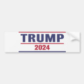 Trump 2024 bumpersticker (Voorkant)