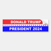 Trump 2024 bumpersticker (Voorkant)