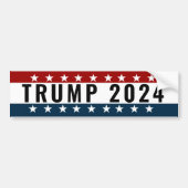 Trump 2024 bumpersticker (Voorkant)