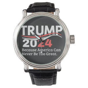 trump 2024 bumpersticker horloge