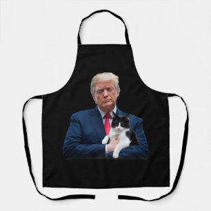 Trump 2024 Cat MAGA Funny Trump Cat Schort