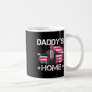 Trump 2024 Daddys Huis Grappig Trump Roze Koffiemok