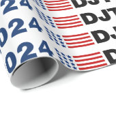 Trump 2024 DJT Cadeaupapier (Rol Hoek)