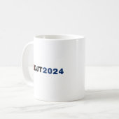 Trump 2024 DJT Coffee Mug (Devant gauche)