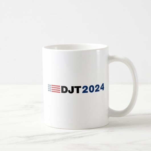 Trump 2024 DJT Coffee Mug (Droite)