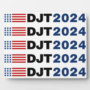 Trump 2024 DJT Fotoplaat