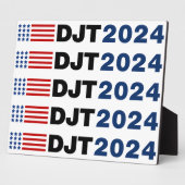 Trump 2024 DJT Fotoplaat (Zijkant)