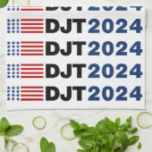 Trump 2024 DJT Theedoek (Gevouwen)