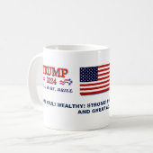 Trump 2024 Drill Baby Drill Mug (Devant gauche)