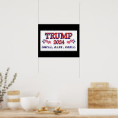 TRUMP 2024 Drill Baby Drill Poster (Keuken)