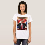 Trump 2024: durf en trots t-shirt (Voorkant volledig)