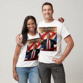 Trump 2024: durf en trots t-shirt (Unisex)