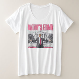 Trump 2024 Election Daddy's Home Pink
