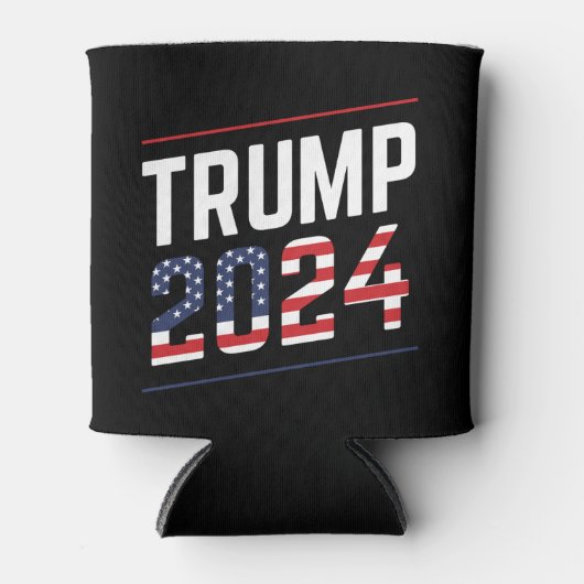 Trump 2024 Fan Design  Blikjeskoeler (Voorkant)