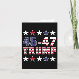 Trump 2024 Fight Fist Pump US Flag Mega Kaart