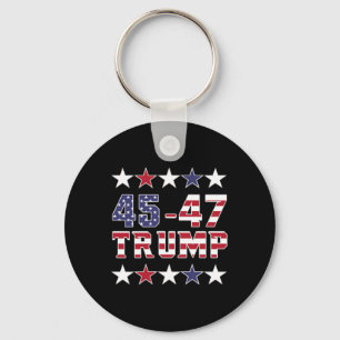 Trump 2024 Fight Fist Pump US Flag Mega Sleutelhanger