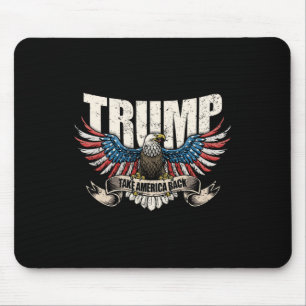 Trump 2024 Flag Take America Byck Mannen Vrouwen D Muismat