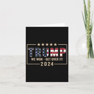 Trump 2024 Flag Victory J.d.vance President 47 Tru Kaart