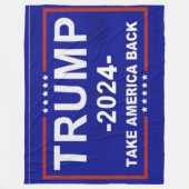 TRUMP 2024 FLEECE DEKEN (Voorkant)