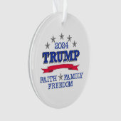 Trump 2024 Foi, famille, liberté (devant)