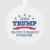 Trump 2024 Foi, famille, liberté (devant)