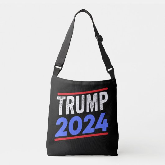 Trump 2024 for President Donald Jr. Maga Election Crossbody Tas (Voorkant)