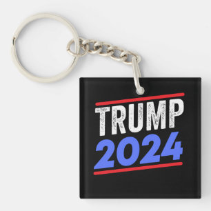 Trump 2024 for President Donald Jr. Maga Election Sleutelhanger