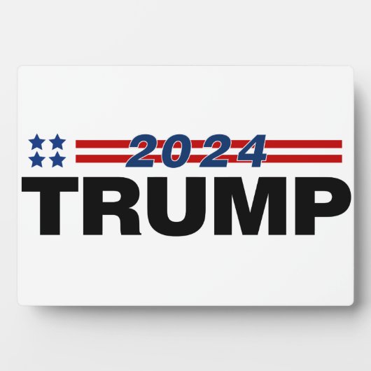Trump 2024 fotoplaat (voorkant)