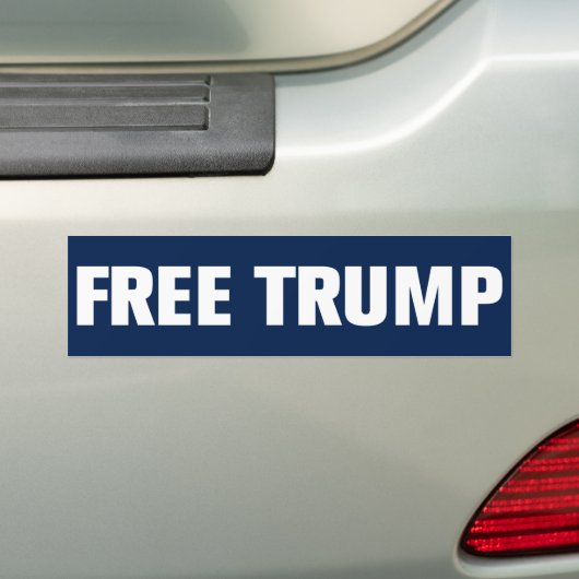 Trump 2024 Free Trump Bumpersticker (Op auto)