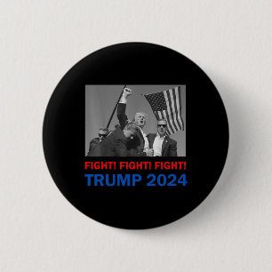 Trump 2024 gevecht Donald Trump Fist Pum Ronde Button 5,7 Cm