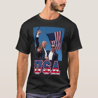 Trump 2024 gevecht t-shirt