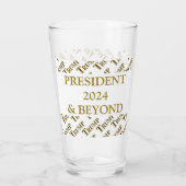 TRUMP 2024 GLAS (Achterkant)
