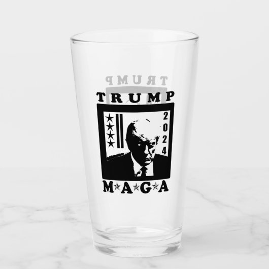 TRUMP 2024 GLAS (Voorkant)