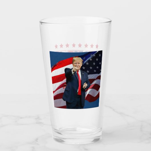 Trump 2024 glas (Voorkant)