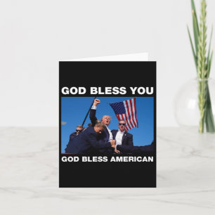 Trump 2024 God zegene u - God zegene Amerika Kaart