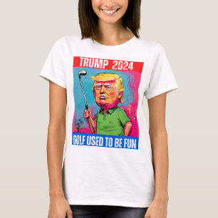 TRUMP 2024 GOLF WAS ALTIJD LEUK T-SHIRT