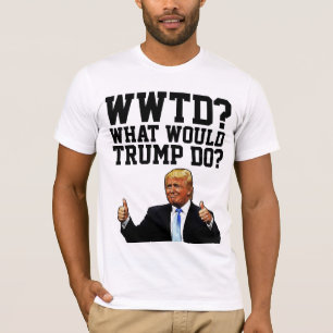 TRUMP 2024 GRAPPIG WAT ZOU TRUMP DOEN? T-SHIRT