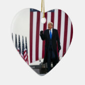 Trump 2024 Haal Amerika terug Keramisch Ornament (Rechts)