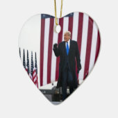 Trump 2024 Haal Amerika terug Keramisch Ornament (Links)