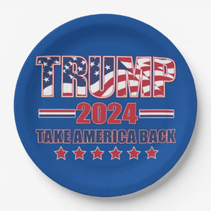 Trump 2024 Haal Amerika terug Papieren Bordje