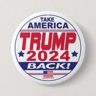 Trump 2024 Haal Amerika terug Ronde Button 7,6 Cm